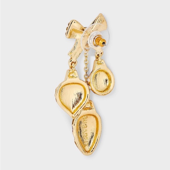 SUGARFIX BaubleBar Decked Out Bulbs
Earrings Holiday - Pink Gold Dangle Drop NWT - Picture 2 of 7